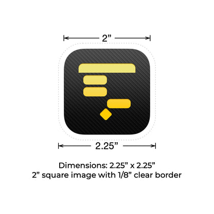 OmniPlan 4 App Icon Sticker